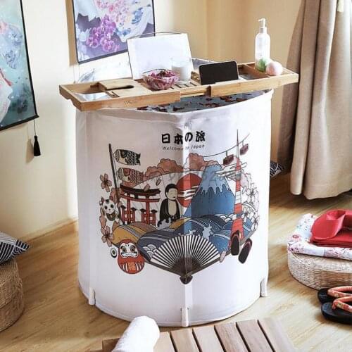 Bath Bucket Adult Folding Bathtub Adult Bath Bucket Portable Simple Bathtub Bath Artifact Household Bath Bucket