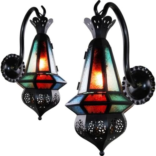 Vintage wall Sconce Wall Lights Bar Corridor Wall Lamp Moroccan Retro wall fixtures For Wall Personality Antique Led Lighting
