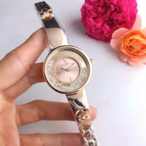 Fashion Brand Ladies Watches Silver Rose Gold Bracelet Style Stainless Steel Women Quartz Watch Female Clock Reloj Mujer