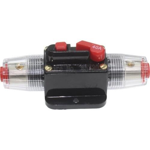 10Pcs 100A 50A 60A 80A 150A 12V 24 Car Truck Audio Circuit Breaker Fuse Holder AGU Stereo Refit Adapter