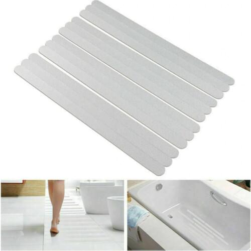 12Pcs/set 2*20CM Anti Slip Grip Strips Non-Slip Floor Bath Tub Shower Sticker Home Decor