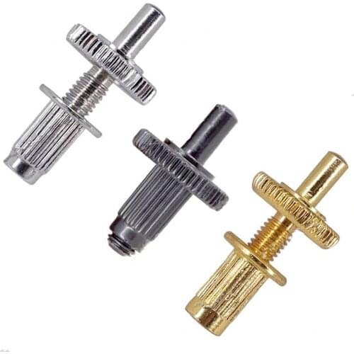 2Pcs Diameter 4MM Small Threaded Bushing Bridge Studs Anchors For Electric Guitar Chrome Black Gold guitar accessories parts