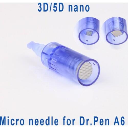 10pieces 3D/5D Nano bayonet cartridges for dr.pen A6 anti aging micro needles replaced cartridge for meso derma pen Dermaroller