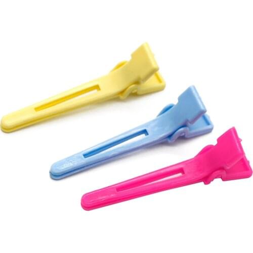 50 Pcs/Lot Duckbill Hair Clip For Colorful Salon Hairdressing Hair Partition Clips For Cold Hot Special Hairdresser Hair Clips
