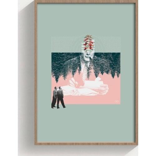 Work Hard Gardener Abstract Canvas Painting Wall Art Posters and Prints Nordic Wall Picture for Living Room Home Decor Artwork