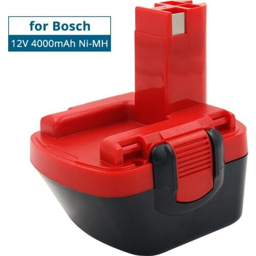 1/2/3pcs PSR12 Battery 12V 4.0Ah NIMH Replacement Battery for Bosch BAT043 BAT045 BAT046 BAT049 PSR 12VE-2 GSB 12VE-2 PSB 12VE-2