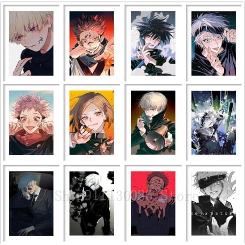 5D DIY Diamond Painting Anime Jujutsu Kaisen Itadori Yuuji Fushigura Megumi Diamond Mosaic Embroidery Cross Stitch Home Decor