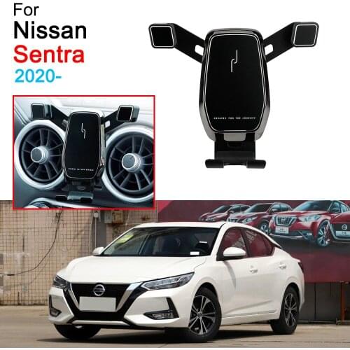 Car GPS Holder Air Vent Mount Clip Clamp Mobile Phone Holder for Nissan Sentra Accessories 2020