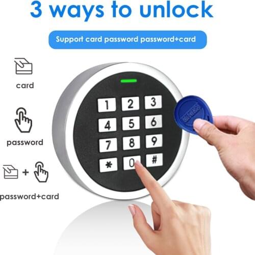 Standalone Mini Access Control Integrated Circular Machine Password Control Waterproof Card Metal IP66 Access