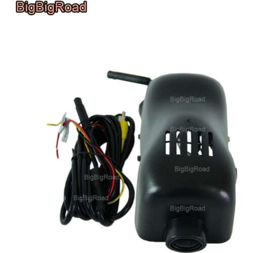 BigBigRoad For Volkswagen touareg 2011 2012 2013 2014 2015 2016 2017 Car wifi DVR Video Recorder Dash Cam Dual cameras