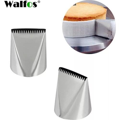 WALFOS Oversized Icing Nozzle Cake Decorating Pastry Set Fondant Cake Tool Steel Nozzle Set DIY cake Decorating Tips