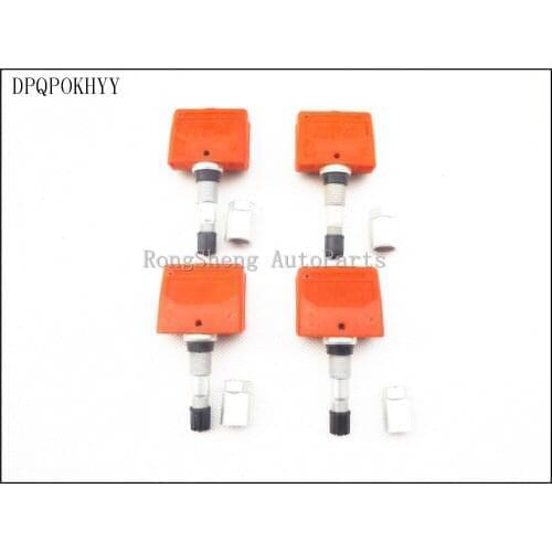 DPQPOKHYY X4 Tyre Pressure Sensors TPMS for Renault Clio MK3 2005- 8200253215 433MHz