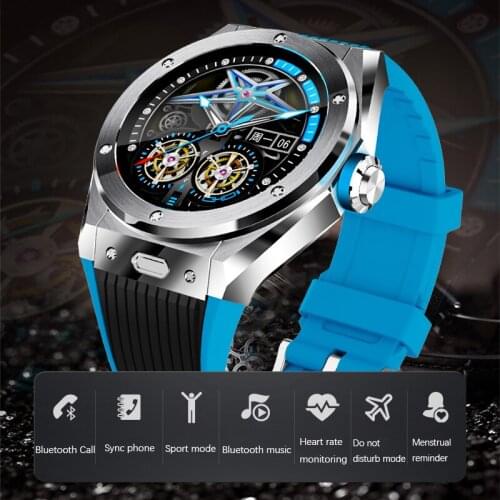 GEJIAN Smart Watch Bluetooth Phone Call Heart Rate Blood Pressure Body Monitoring Luxury Smart Watch Men For Android iOS phones