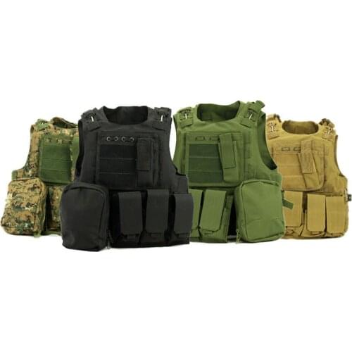 Hot New Hunting Military Airsoft MOLLE Nylon Combat Paintball Tactical Vest Outdoor Products Free Shipping