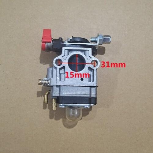 TH43 CARBURETOR 15MM FOR KAWASAKI TH48 TH52 KBL43 KBL48 2T 43CC 45CC 49CC 52CC BLOWER CARB BRUSHCUTTER SCOOTER FREE SHIPPING