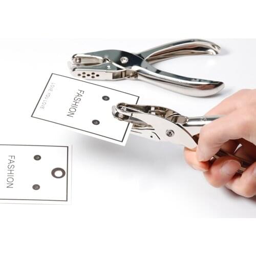 Metal Hand Paper Punch Craft Sheet Single Hole Puncher For Earring Necklace Scrapbooking Punches Materials 3/6mm Hole Size