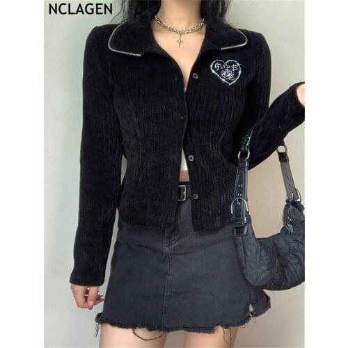 NCLAGEN Women's Shirts With Embroidery