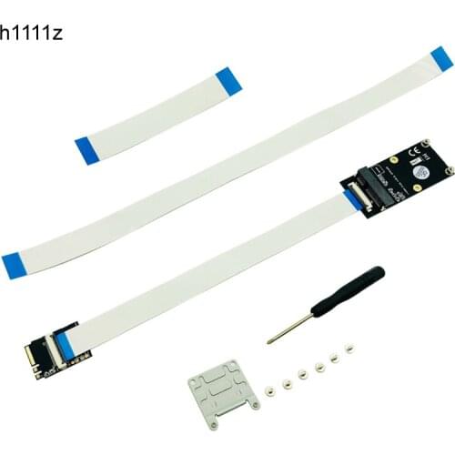 NGFF A+E to Mini PCI-E Adapter NGFF Key A-E to Mini PCI Express WiFi M.2 WIFI Adapter for Half Size and Full Size Network Card