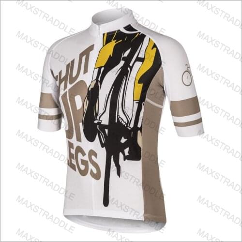 New Summer Short Sleeve Cycling Jersey Bicycle Pro team Triathlon Men White Shirt Wear Clothes Breathable