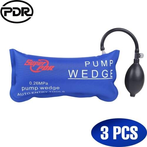 PDR 3 Pcs Pump Wedge Locksmith Tools Lock Picks lock Opening Tools Air Wedge Air Bag Instrument Ferramentas Blue good quality