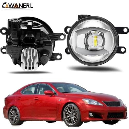 Fog Light Assembly 30W Car Front Bumper LED Lens Fog Lamp DRL Daytime Running Light 8000LM H11 12V For Lexus IS-F IS F 2008-2013