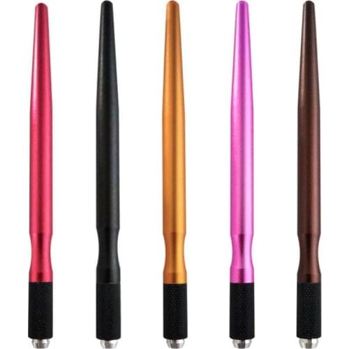 5pcs/lot Eyebrow Tattoo Microblading Blade Needle Pen Semi Permanent Manual Makeup Tool Stainless Steel Microblading Pen