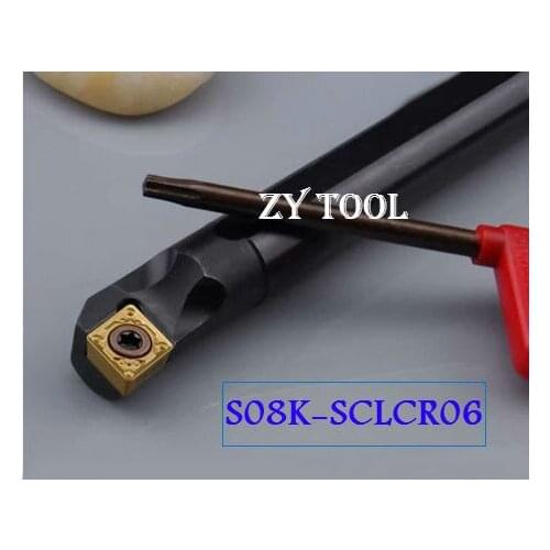 S08K-SCLCR06,95 degrees Internal turning tools Factory outlets, turning tool holder, Insert the lather,boring bar for CCMT060204