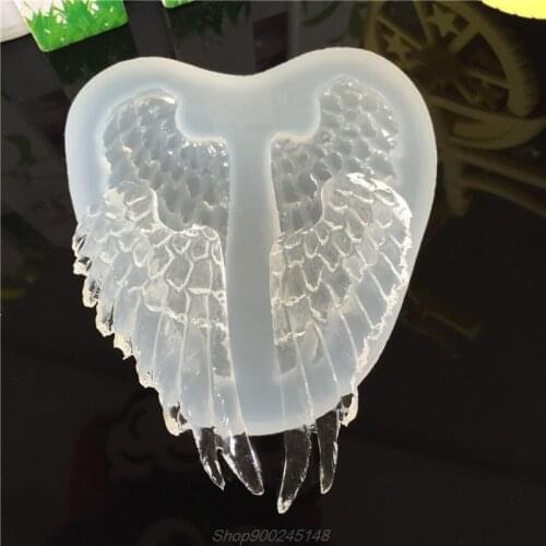Cute Angel Wings Silicone Pendant Mold Making Jewelry Resin Casting DIY Mould Best for DIY Jewelry Making Jy18 20 Dropship