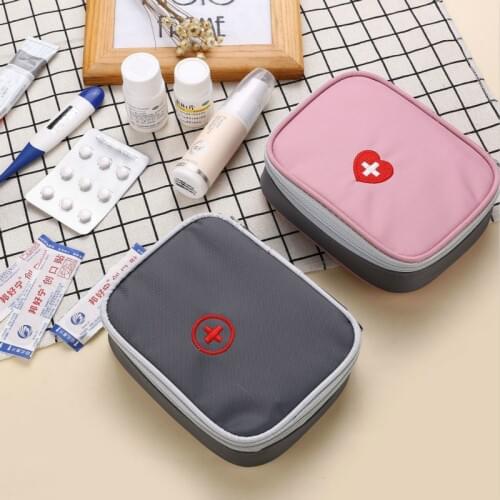 13*10*4cm Cute Mini Portable Medicine Bag First Aid Kit Medical Emergency Kits Organizer Outdoor Household Pill Bag