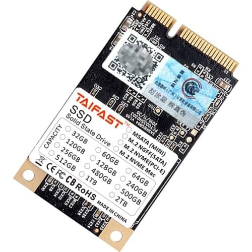 TaifastHigh Speed Hard Disk Laptop Solid State Drive mSATA SSD 120G128GB/240GB/256GB/512GB/1TB mini ssd