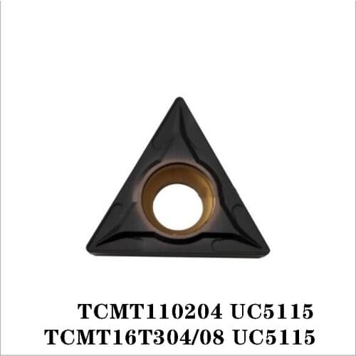 TCMT TCMT110204 UC5115 TCMT16T304 TCMT16T308 Lathe Insertion Carbide Insert Quality 100% Original 10pcs CNC