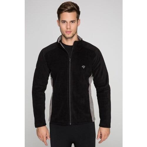 Sportline Men Fleece Outdoor Jacket Hiking Trekking Winter