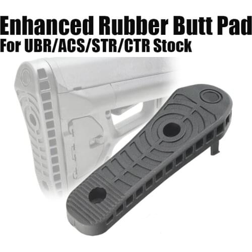 Enhanced Rubber Butt Pad For CTR/UBR/ACS/STR Stock Marked Version With Retail Box