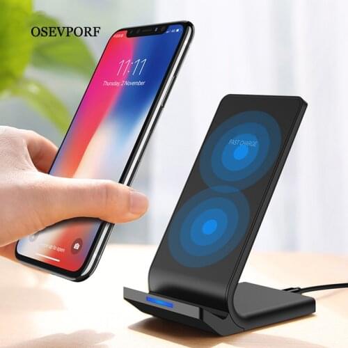 Universal Qi Wireless Charger For iPhone X XS XR 7 11 8 10W Fast Charger USB Wireless Charging For Samsung Galaxy S8 S9 S10 S10E