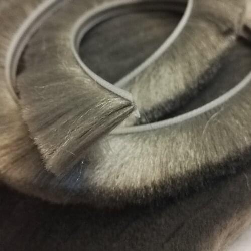 Felt Draught Excluder Wool Pile Bristles Seals Weatherstrip Gasket Sliding Sash Window Door Brush Seal 7mm 7x10mm 7x15mm Gray