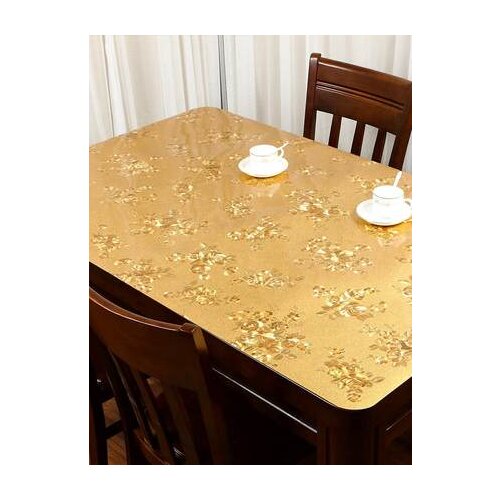 2020 New Colour Waterproof PVC Tablecloth Table cloth Transparent Table Cover Mat Kitchen Pattern Crystal Boards Mats Placemats