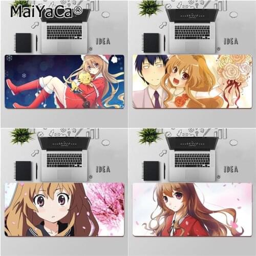 Maiyaca High Quality Toradora Taiga aisaka Beautiful Anime Mouse Mat Rubber Computer Gaming mousepad