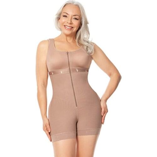High Compression Full Body Shaper Skims Briefer Tummy Control Breasted Fajas Reductoras Y Modeladoras Mujer Post Surgery