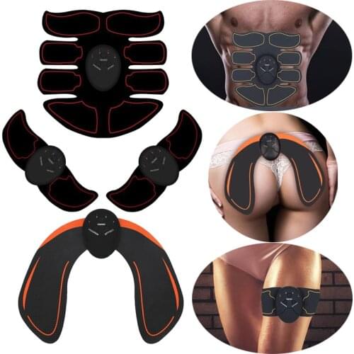 Abdominal Muscle Stimulator Trainer EMS Fitness Training Equipment Home Gym Weight Loss Device Unisex Massager