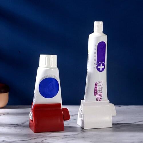 1PC Multi-functional Toothpaste Dispenser Facial Cleanser Squeezer Clips Rolling Toothpaste Squeezer Tube Bathroom Accessories