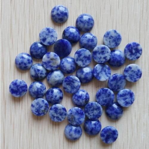 2018 fashion high quality Natural Sodalite stone round shape CAB CABOCHON stones beads 12mm wholesale 50pcs/lot free shipping