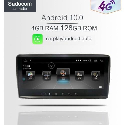 Carplay10.25" Car DVD Player 4G RAM 64GB car radio OBD2 Android 10.0 for Mercedes Benz R-Class R Class W251 R280 R300 R320 R350