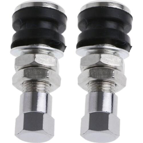 1 Pair Tire Wheel Valve Tubeless No Tube Stem Motorcycle Car Bike ATV Bicycle for car accessories
