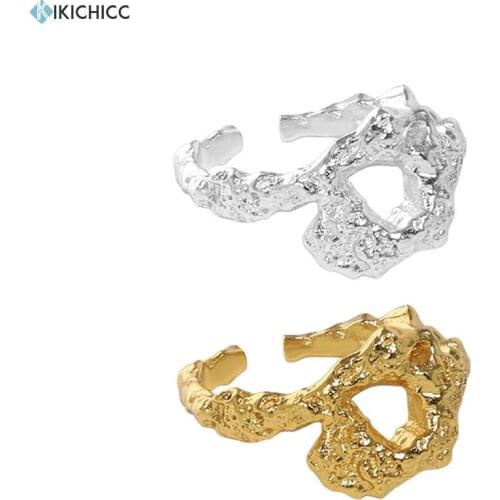 KIKICHICC 100% 925 Sterling Silver Gold Hole Resizablr Round Resizable Adjustable Rings Jewelry 2021 Wedding Gift Jewels