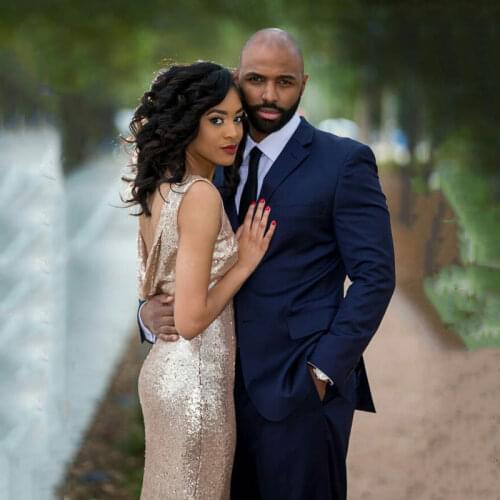 Custom Navy Blue Terno Masculino Costume Homme Suit Man for Wedding Groom Tuxedo Latest Coat Pants Design Man Blazers 2Piece