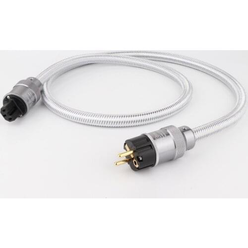 KRELL High Quality Pure Copper CRYO-156 Power Plug HIFI EU Schuko AC power cable 2.0 M HIFI Power Cable