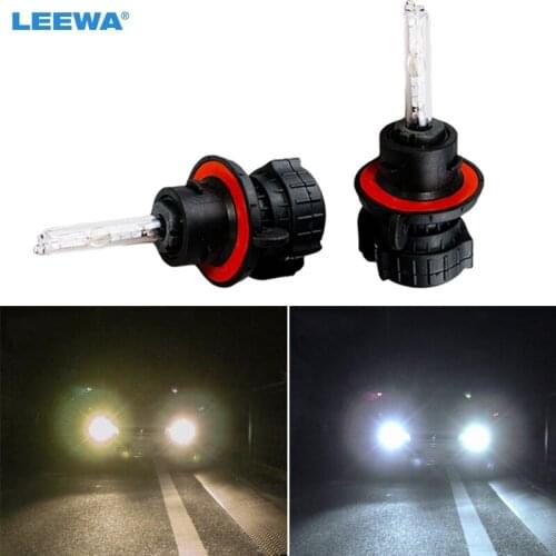 LEEWA 2PCS 35W AC HID Bi-Xenon 9004/9007 Hi/Lo Beam HID Replacement HID Bulbs 4300K-12000K #CA2345
