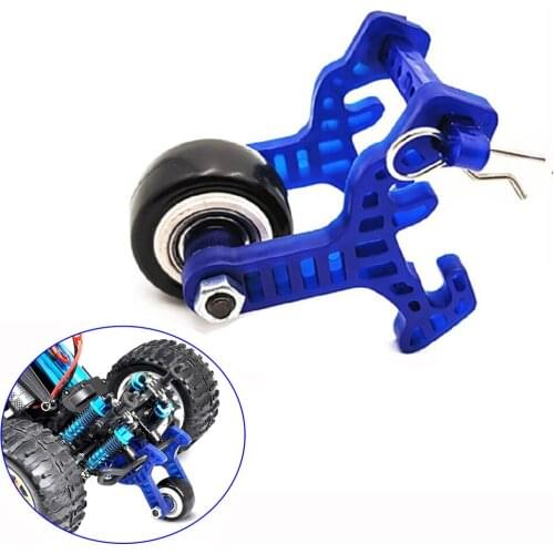 Hot 1 Set of Plastic Metal High Speed Wheelie Bar Anti-roll Wheel for HSP 94108 94111 94188 110 Scale RC monster Car Accessory