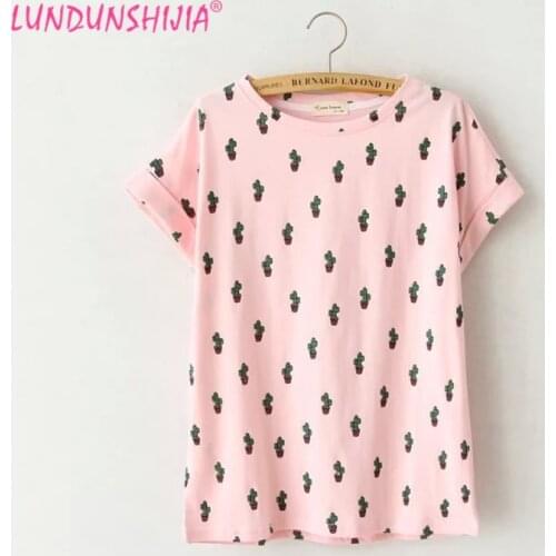 LUNDUNSHIJIA Women's Short T-shirts
