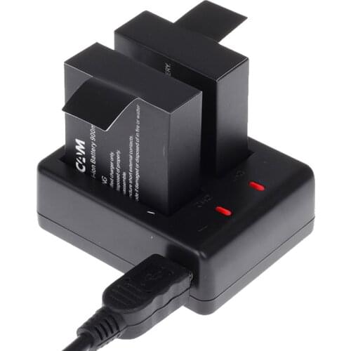 MINI USB / MICRO USB dual SJ4000 Battery Charger for SJCAM SJ 4000 5000 wifi/air/SJ5000/SJ7000/M10/SJ9000 elite batteries